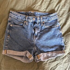 wild fable Light Blue Rolled Hem Denim Shorts